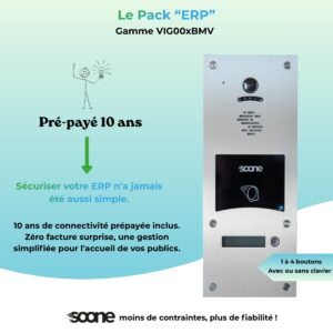 Portier GSM ERP Soone; prépayé 10 ans