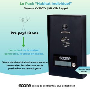 Kit villa Soone; pré payé 10 ans